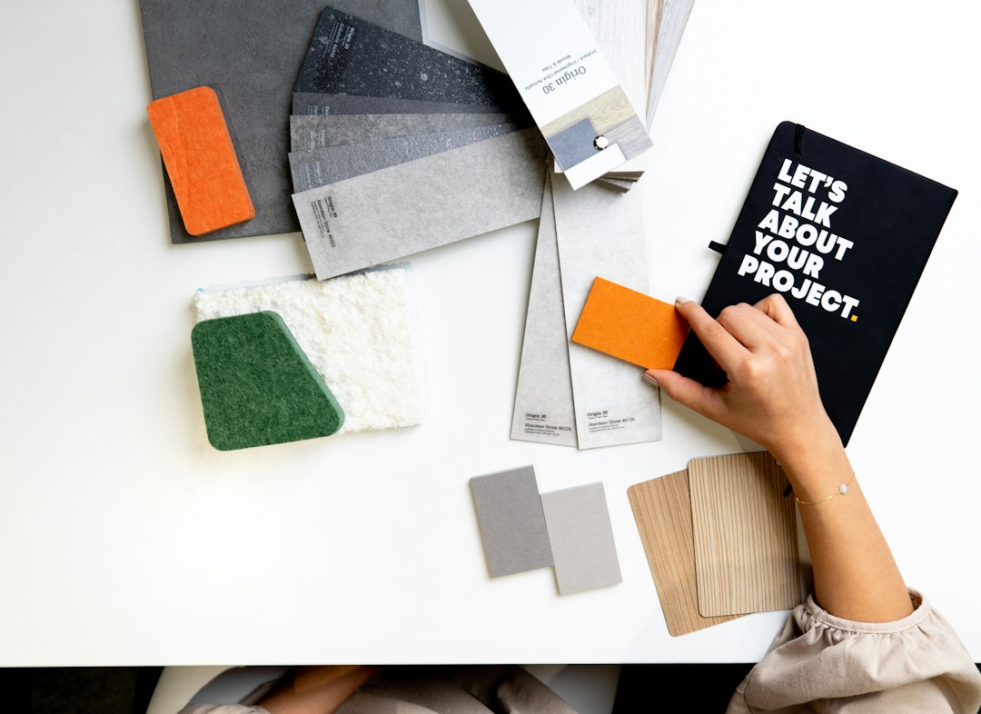 Materiaalstalen voor een inrichtingsproject