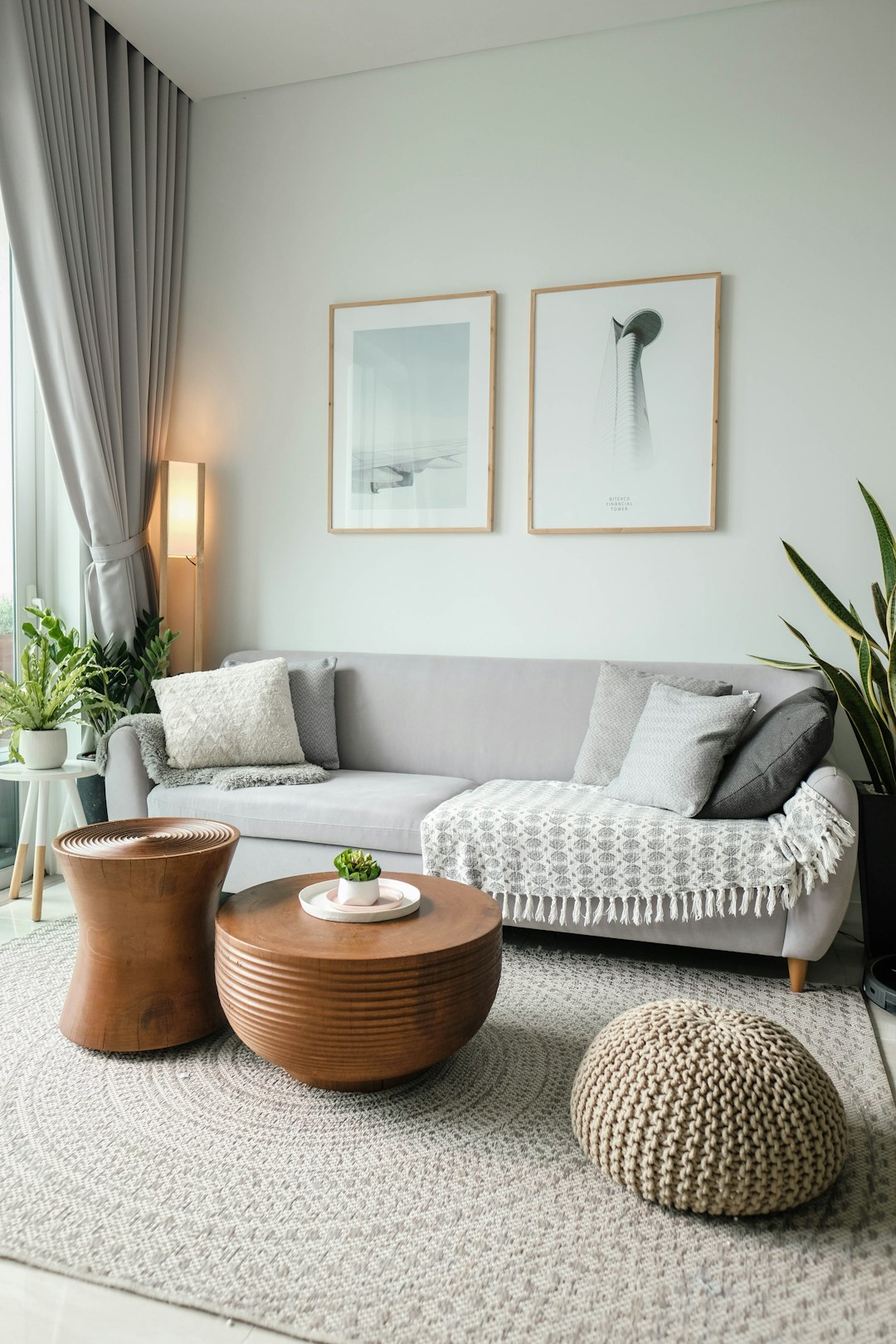 Woonkamer met vloerkleed